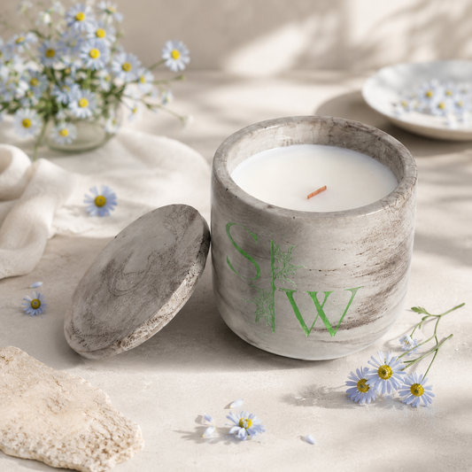 Blue Chamomile Candle