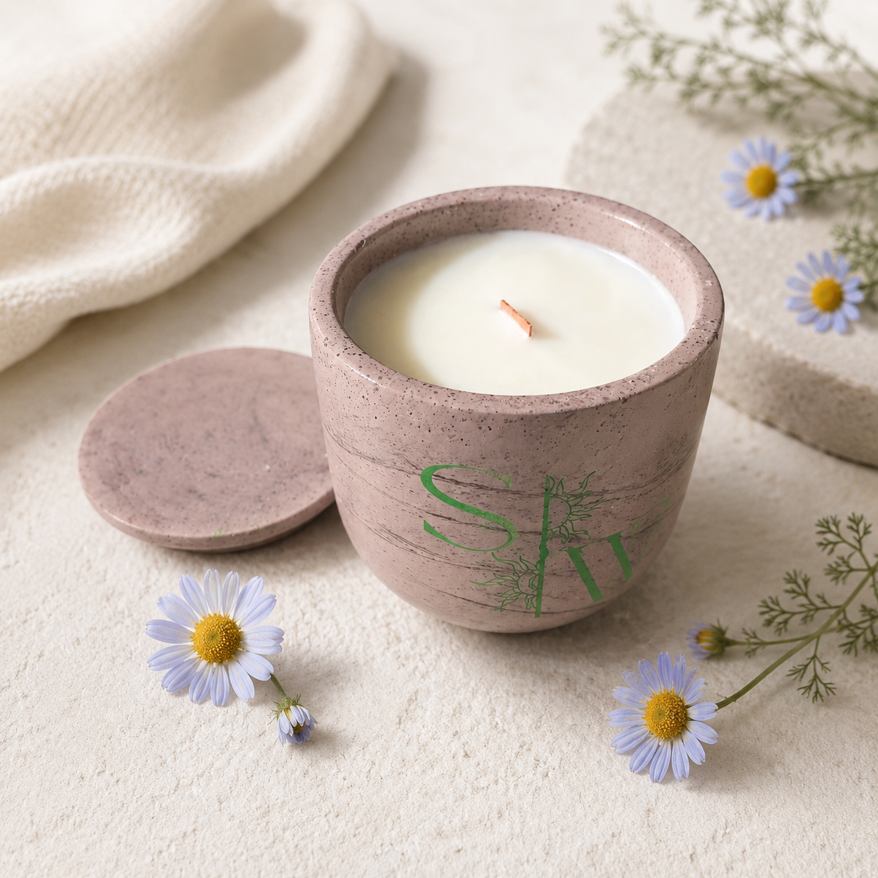 Blue Chamomile Candle