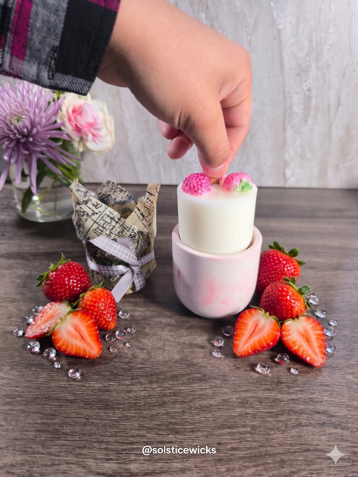 Sparkling Strawberry Candle Refill