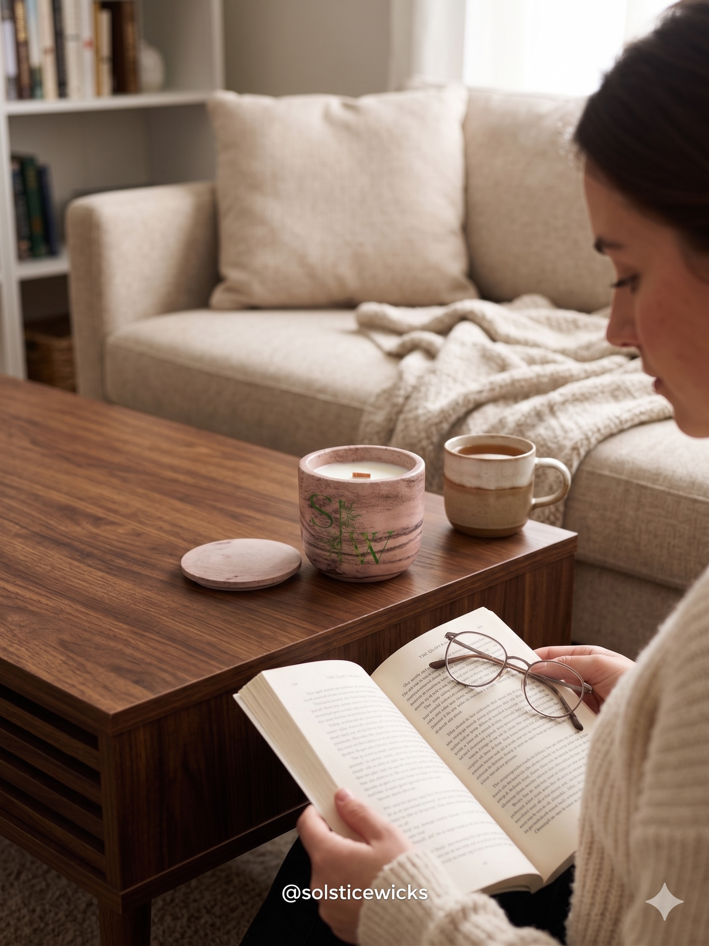 Book Junkie Candle
