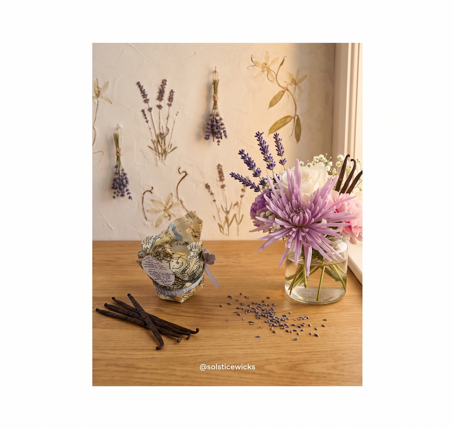 Lavender Vanilla Candle Refill