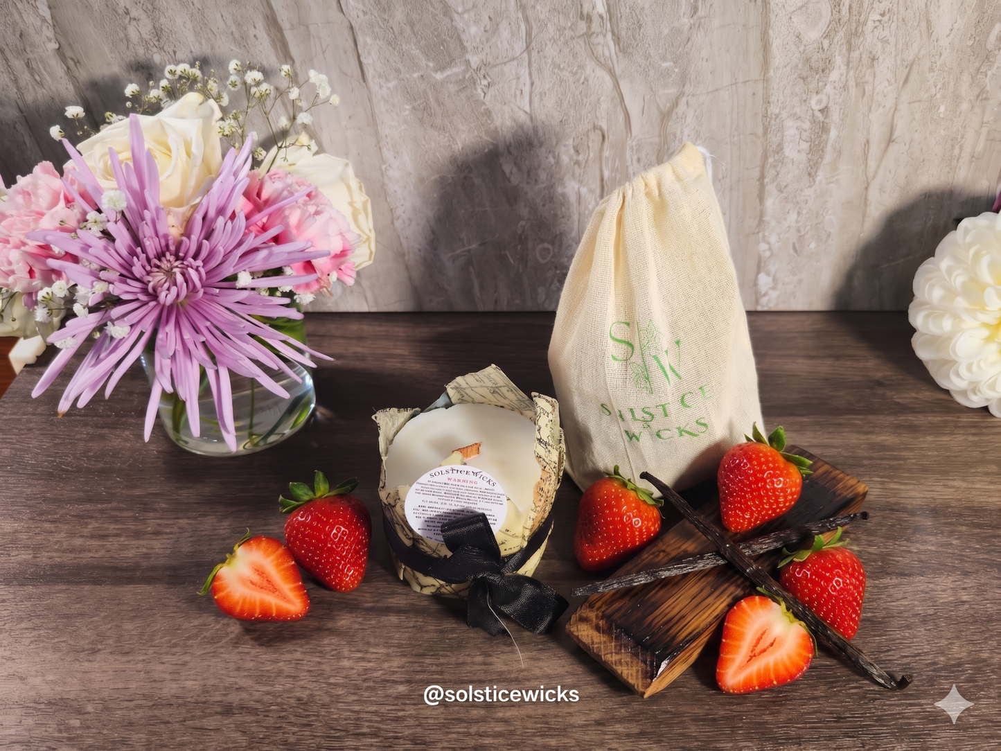 Strawberry Bourbon Candle Refill
