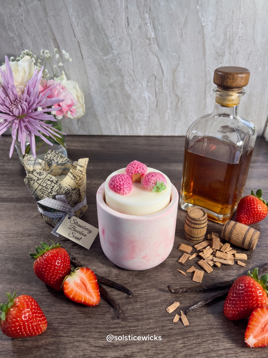 Strawberry Bourbon Candle Refill