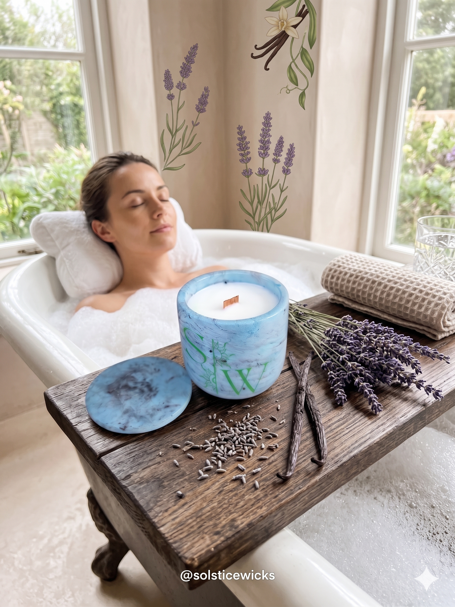 Lavender Vanilla Candle