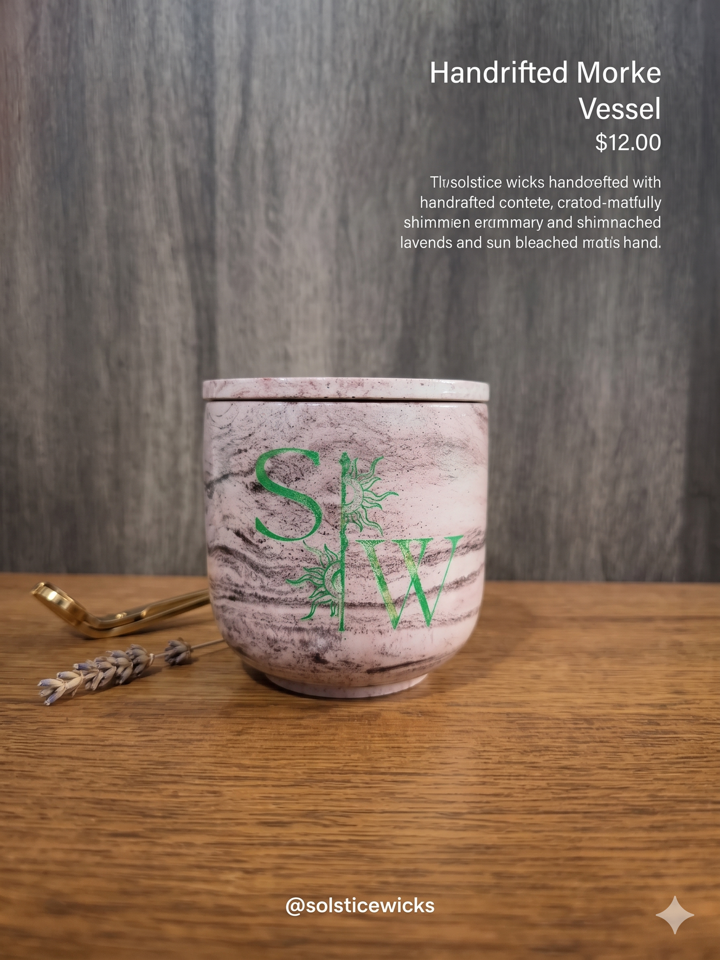 Book Junkie Candle