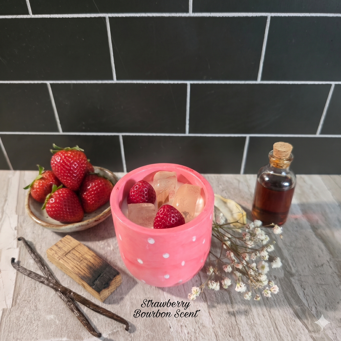 Strawberry Bourbon Candle